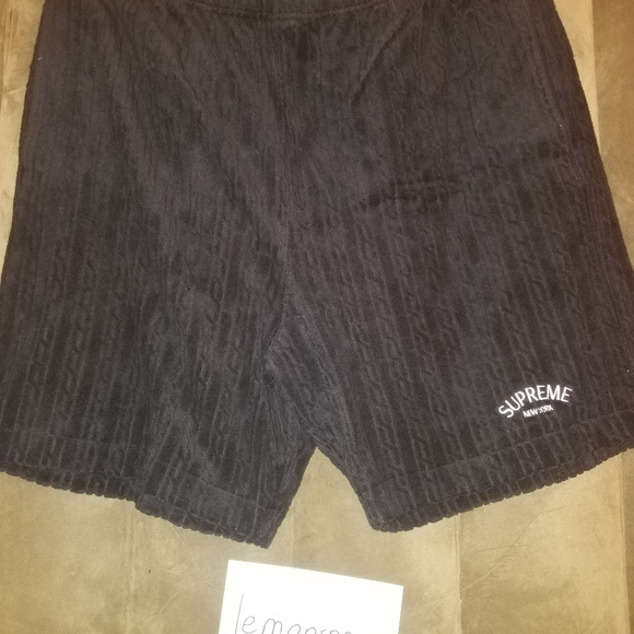 Supreme | Shorts | Supreme Cable Knit Terry Shorts | Poshmark